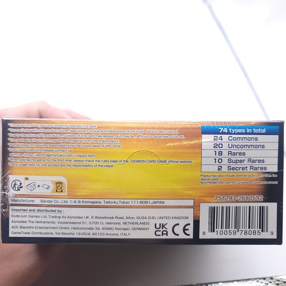 Digimon Card Game Alternative Being Booster Box Card Packs 2022 - Picture 8 of 8